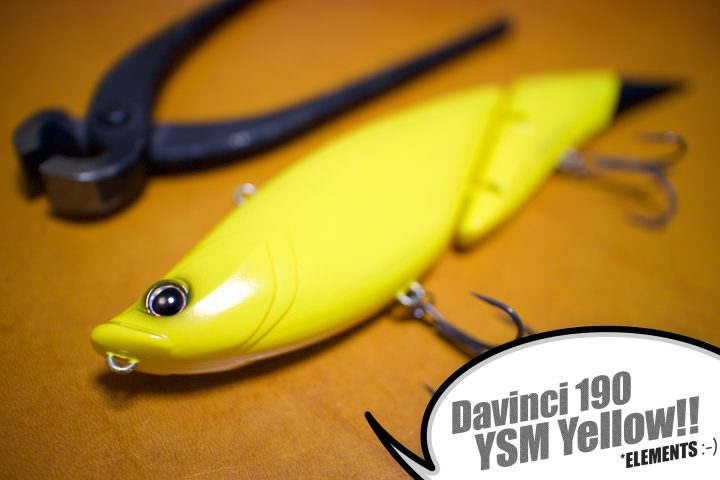 YSM YELLOW!黄色のダヴィンチもご到着♪【Davinci 190:ELEMENTS】