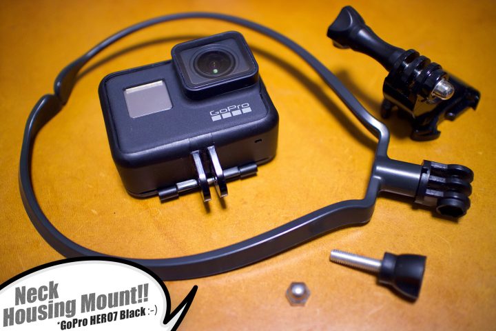 ゴープロ7で釣り動画の練習?ネックハウジングマウントを使ってみた【GoPro HERO7 Black】
